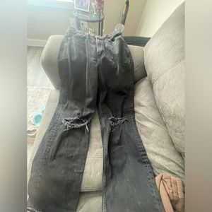 Black baggy jeans